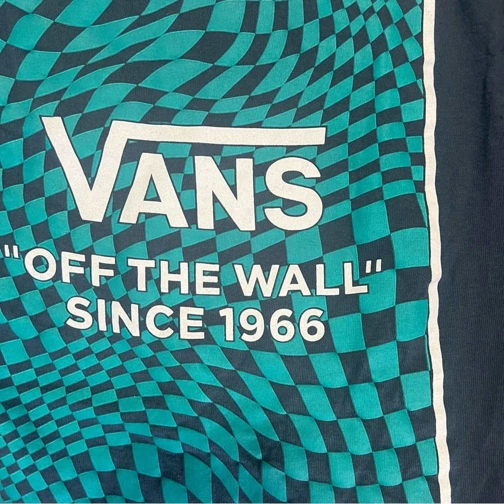 Vans Kids Basic Graphic Short Sleeve T-Shirt Checkered Size Small NWOT
